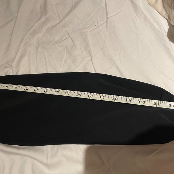 NWT Co Collections Peasant Sleeve Short Dress in Black Stretch Crepe in Sz Small - Picture 8 of 9